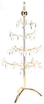Arbol de cristales base oro 74 cms