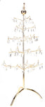 Arbol de cristales base oro 89 cms