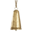 Campana metalica oro 30.5 cms