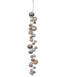 Guirnalda de esferas Oat aperlada/mate 183 cms