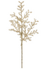 Rama larga joyas oro cristalizada 61 cms