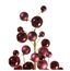 Vara de esferas Vino mate/brillante 76 cms