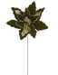 Nochebuena verde terciopelo 61 cms