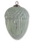 Bellota verde envejecido cristal 21 cms