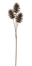 Bouquet de 3 piñas cafés c/brillos 71 cms