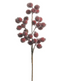 Tallo de berries burgundy cristalizados 53 cms