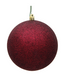 Esfera Roja brillos 25.4 cms