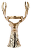 Venado porta vela oro 33 cms