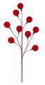 Vara velvet Rojo 58 cms - ab