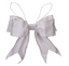 Moño blanco terciopelo 30 cms - re