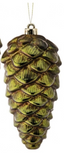 Piña metalica verde/bronce 25.4 cms - re