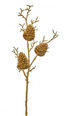 Rama oro 3 piñas 114 cms - re