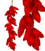 Guirnalda Magnolias roja velvet 122 cms