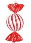 Swirl Candy redondo rojo 33 cms