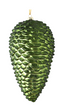 Piña musgo brillos 25 cms