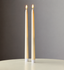 10" Set 2 Ivory Taper Candles